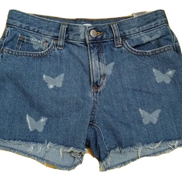 OLD Navy Shorts Girls S 14 Denim Jean - Picture 1 of 3